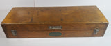 Rare Find Antique Geo. Scherr Co. Chesterman Precision Tools Scheffield England 24" Height Gauge Engineer Measurement Device Tool In Original Dove Tail Wooden Box with Instruction and Accessories