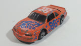 Vintage Zee Toys Dyna Wheels Ford Thundebird Stock Car #86 Tech Power D101 Orange Die Cast Toy Race Car Vehicle