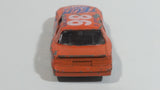 Vintage Zee Toys Dyna Wheels Ford Thundebird Stock Car #86 Tech Power D101 Orange Die Cast Toy Race Car Vehicle