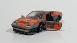 Vintage PlayArt Ferrari BB 512 Orange Die Cast Toy Luxury Exotic Car Vehicle with Opening Doors - Hong Kong
