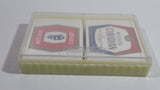 Vintage Molson Canadian Molson Export Beer 2 Styles of Plastic Coated Playing Cards Still Sealed and in Plastic Clear Top Case - British Hong Kong
