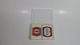Vintage Molson Canadian Molson Export Beer 2 Styles of Plastic Coated Playing Cards Still Sealed and in Plastic Clear Top Case - British Hong Kong