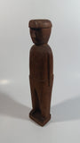 Hand Carved 9" Tall Wooden Man Figure Statue
