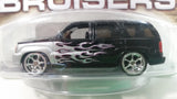 2004 Hot Wheels Metal Collection Auto Affinity Blvd. Bruisers Cadillac Escalade Black and Silver 1/4 Limited Edition 1 / 20,000 Die Cast Toy Car SUV Vehicle New in Package Sealed