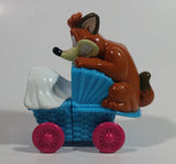 1994 Warner Bros Animaniacs Mindy and Buttons in Baby Carriage Plastic Toy Figure McDonald's Happy Meal