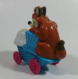1994 Warner Bros Animaniacs Mindy and Buttons in Baby Carriage Plastic Toy Figure McDonald's Happy Meal