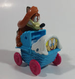 1994 Warner Bros Animaniacs Mindy and Buttons in Baby Carriage Plastic Toy Figure McDonald's Happy Meal