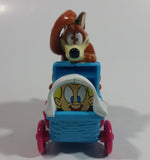 1994 Warner Bros Animaniacs Mindy and Buttons in Baby Carriage Plastic Toy Figure McDonald's Happy Meal