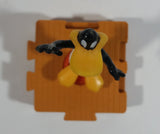 1996 McDonald's Warner Bros Looney Tunes Space Jam Daffy Duck on a Basketball Puzzle Pieces Shaped Plastic Toy Figure
