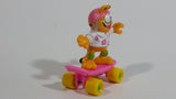 Vintage 1989 Garfield On a Pink Skateboard McDonald's Happy Meal Toy
