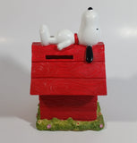 UFS United Features Syndicate Peanuts Snoopy Character Red Dog House Heavy Resin Coin Bank Cartoon Collectible