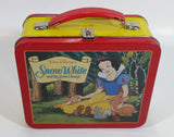 Hallmark School Days Walt Disney's Snow White and the Seven Dwarfs Mini Red and Yellow Tin Metal Lunch Box