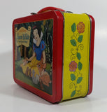 Hallmark School Days Walt Disney's Snow White and the Seven Dwarfs Mini Red and Yellow Tin Metal Lunch Box
