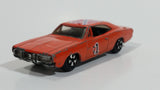 Vintage 1981 Warner Bro. ERTL Dukes of Hazzard General Lee Orange Die Cast Toy Muscle Car Vehicle TV Show Collectible