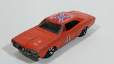 Vintage 1981 Warner Bro. ERTL Dukes of Hazzard General Lee Orange Die Cast Toy Muscle Car Vehicle TV Show Collectible