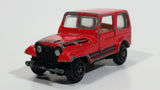 Vintage Jeep CJ-7 Red Die Cast Toy Car Vehicle with Opening Doors