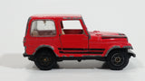 Vintage Jeep CJ-7 Red Die Cast Toy Car Vehicle with Opening Doors