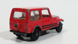 Vintage Jeep CJ-7 Red Die Cast Toy Car Vehicle with Opening Doors