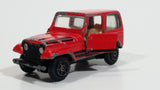 Vintage Jeep CJ-7 Red Die Cast Toy Car Vehicle with Opening Doors