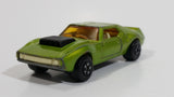 Vintage 1972 Lesney Matchbox Superfast AMX Javelin No. 9 Metallic Green Die Cast Toy Car Vehicle with Opening Doors