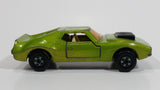 Vintage 1972 Lesney Matchbox Superfast AMX Javelin No. 9 Metallic Green Die Cast Toy Car Vehicle with Opening Doors