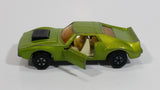 Vintage 1972 Lesney Matchbox Superfast AMX Javelin No. 9 Metallic Green Die Cast Toy Car Vehicle with Opening Doors