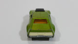 Vintage 1972 Lesney Matchbox Superfast AMX Javelin No. 9 Metallic Green Die Cast Toy Car Vehicle with Opening Doors