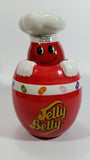 2006 Mr. Jelly Belly "The Original Gourmet Jelly Bean" Red Ceramic Candy Jar