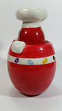 2006 Mr. Jelly Belly "The Original Gourmet Jelly Bean" Red Ceramic Candy Jar