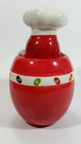 2006 Mr. Jelly Belly "The Original Gourmet Jelly Bean" Red Ceramic Candy Jar