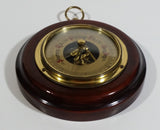 Vintage 4" Diameter Wooden Cased Weather Barometer Made in Germany