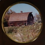 Europa Rustic Barn Themed Large 26 1/2" Tall Wood Cased Weather Station Barometer Thermometer Hygrometer Wall Hanging Decor