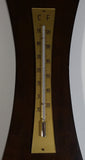Europa Rustic Barn Themed Large 26 1/2" Tall Wood Cased Weather Station Barometer Thermometer Hygrometer Wall Hanging Decor