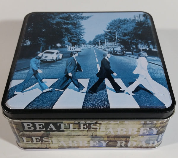 2002 The Beatles Abbey Road Tin Metal Container Music Band Collectibles - Empty Just the Tin
