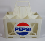 Vintage Pepsi-Cola 4.5L 6 x 750mL White Plastic Bottle Holder Carrying Case