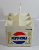 Vintage Pepsi-Cola 4.5L 6 x 750mL White Plastic Bottle Holder Carrying Case