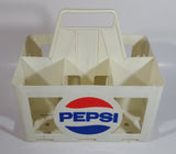 Vintage Pepsi-Cola 4.5L 6 x 750mL White Plastic Bottle Holder Carrying Case