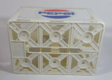 Vintage Pepsi-Cola 4.5L 6 x 750mL White Plastic Bottle Holder Carrying Case