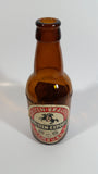 Vintage Holsten Export Bier Beer 7 3/8" Tall Amber Glass Beer Bottle with Embossed Lettering Hamburg Germany