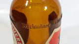Vintage Holsten Export Bier Beer 7 3/8" Tall Amber Glass Beer Bottle with Embossed Lettering Hamburg Germany