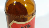 Vintage Holsten Export Bier Beer 7 3/8" Tall Amber Glass Beer Bottle with Embossed Lettering Hamburg Germany