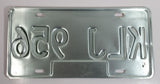 Beautiful British Columbia White with Blue Letters Vehicle License Plate KLJ 956