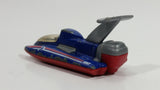 2000 Matchbox Ocean Explorer Hydroplane Blue and Red Die Cast Toy Car Watercraft Boat Vehicle
