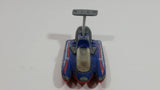2000 Matchbox Ocean Explorer Hydroplane Blue and Red Die Cast Toy Car Watercraft Boat Vehicle
