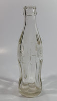 Vintage Coca-Cola Coke Cola Soda Pop Clear 6 1/2 Fl. Oz Heavy Glass Bottle - White Letters