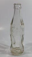 Vintage Coca-Cola Coke Cola Soda Pop Clear 6 1/2 Fl. Oz Heavy Glass Bottle - White Letters