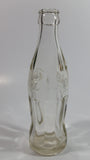 Vintage Coca-Cola Coke Cola Soda Pop Clear 6 1/2 Fl. Oz Heavy Glass Bottle - White Letters
