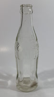 Vintage Coca-Cola Coke Cola Soda Pop Clear 6 1/2 Fl. Oz Heavy Glass Bottle - Embossed Raised Letters