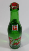 Vintage 1960s 7up Soda Pop 7 Fl. oz Green Glass Beverage Bottle Vancouver, BC Full Never Opened