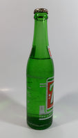 Vintage 1960s 7up Soda Pop 7 Fl. oz Green Glass Beverage Bottle Vancouver, BC Full Never Opened